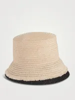 Straw Bucket Hat