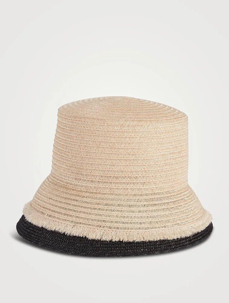 Straw Bucket Hat