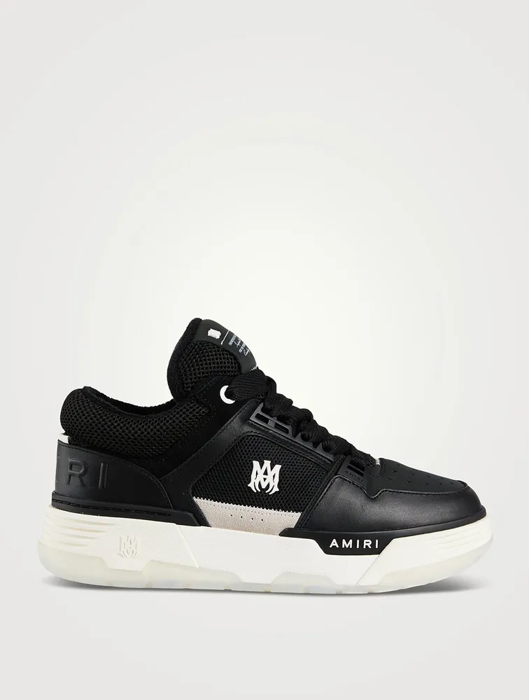 MA-1 Leather And Mesh Sneakers