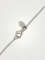 Serena 18K White Gold Diamond Station Necklace