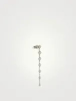 Cadence 18K White Gold Drop Earrings With Diamonds