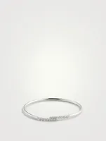 Identity 18K Gold Bangle Bracelet With Diamonds