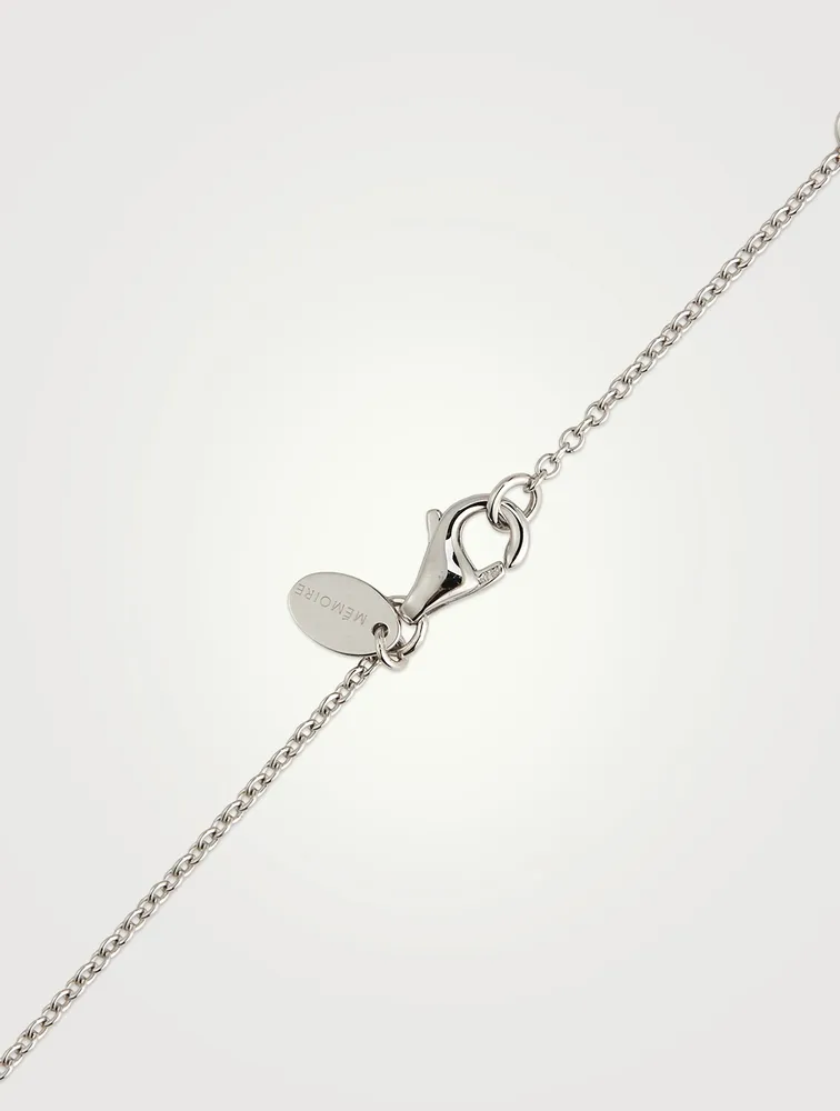 Bouquet 18K White Gold Everyday Necklace With Diamonds