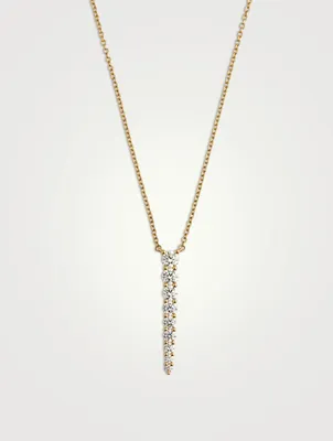 Large Identity 18K Gold Pendant Necklace