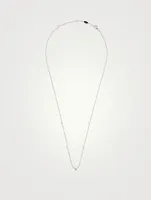 Cascade 18K White Gold Five-Stone Necklace With Diamonds