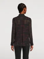 Mulberry Silk Shirt Abraham Floral Print