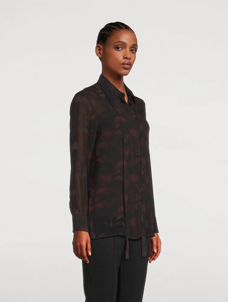 Mulberry Silk Shirt Abraham Floral Print