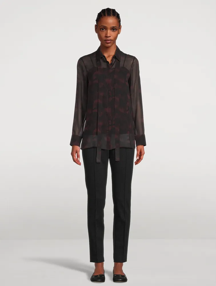 Mulberry Silk Shirt Abraham Floral Print