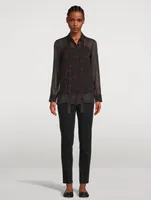 Mulberry Silk Shirt Abraham Floral Print