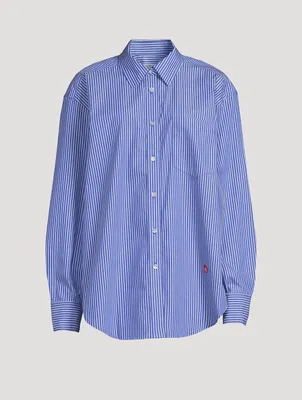 Compact Cotton Boyfriend Shirt