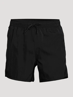 Nylon Mid-Length Swim Shorts
