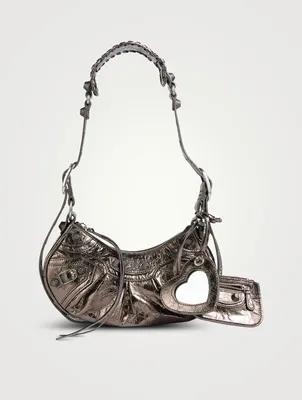 XS Le Cagole Metallic Leather Shoulder Bag