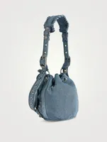 XS Le Cagole Denim Bucket Bag