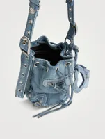 XS Le Cagole Denim Bucket Bag