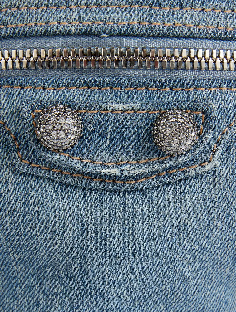 XS Le Cagole Denim Bucket Bag