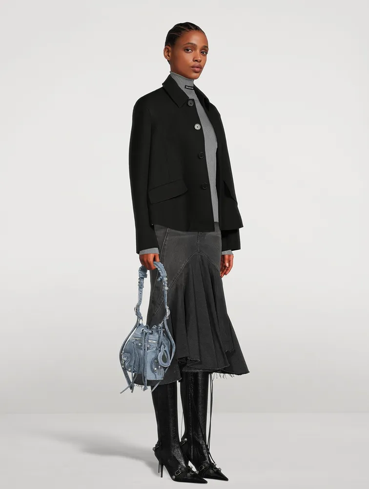 XS Le Cagole Denim Bucket Bag