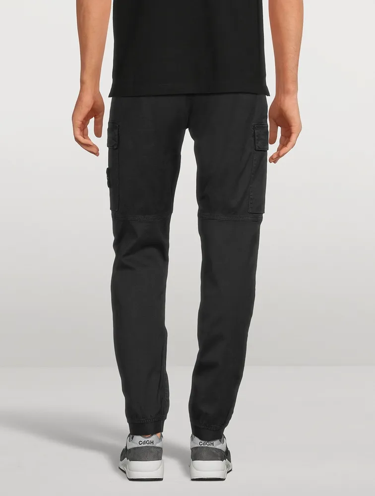 Cotton Stretch Cargo Pants