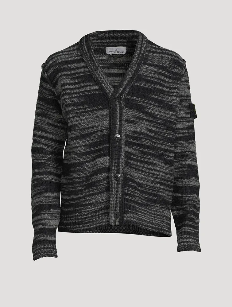 Wool And Nylon Cardigan