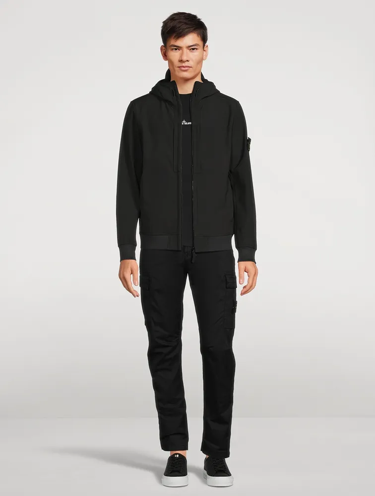 Light Soft Shell Hooded Jacket