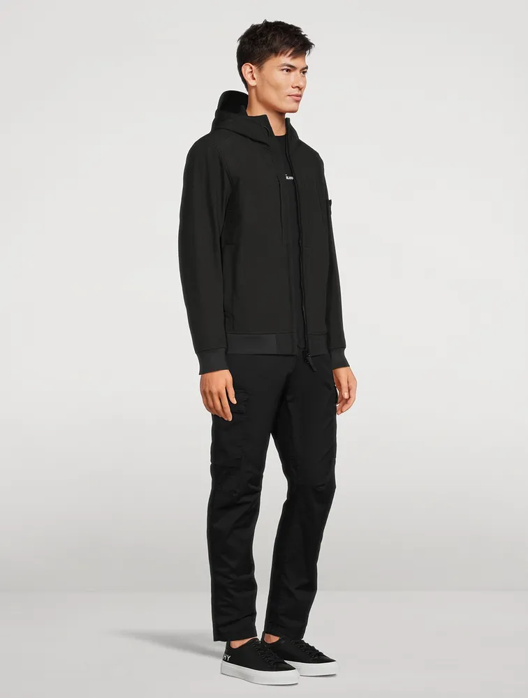 Light Soft Shell Hooded Jacket