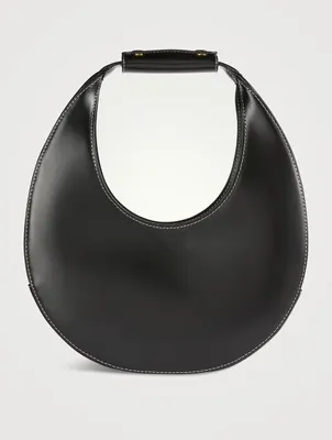 Moon Leather Shoulder Bag