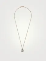 Nudo Pendant Necklace With Prasiolite And Diamonds