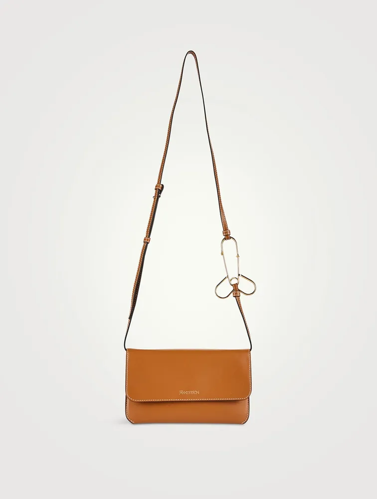 Leather Crossbody Phone Pouch