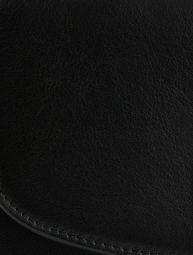 Mini Tondo Leather Top Handle Bag