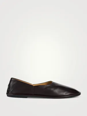 Canal Leather Flats