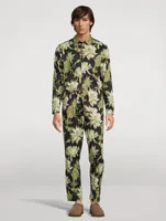 Pocket Pajama Set Night Bloom Print