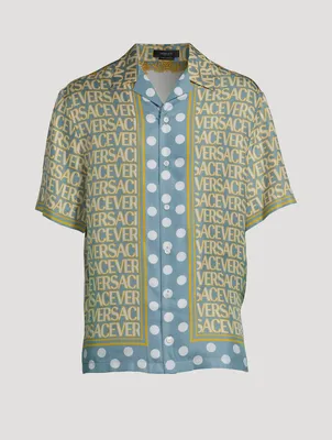 Versace Allover Silk Shirt