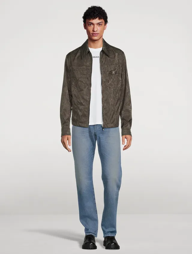 Versace Barocco Silhouette Denim Jacket