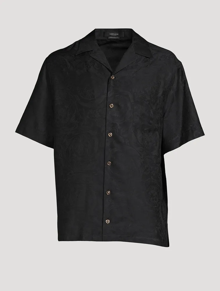 Barocco Silhouette Denim Shirt