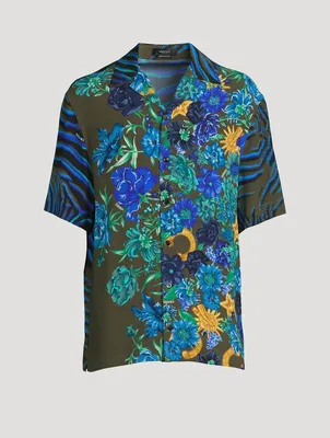 Short-Sleeve Shirt Wildflower Print