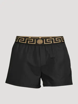 Greca Border Swim Shorts