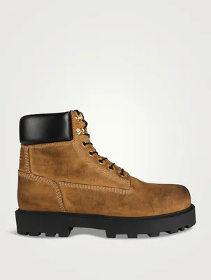 Leather Ankle Work Boots