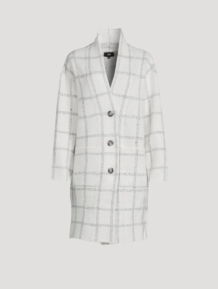 Nellie Coat Check Print