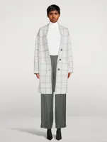 Nellie Coat Check Print