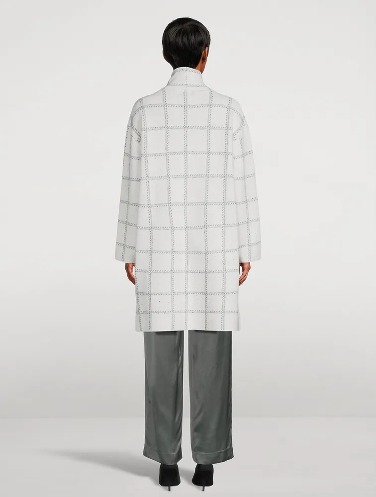 Nellie Coat Check Print