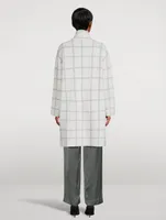 Nellie Coat Check Print