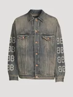 Crypto Oversized Denim Jacket