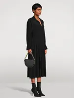 Briella Silk Shirt Dress