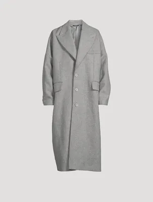 Wool Oversized Long Coat