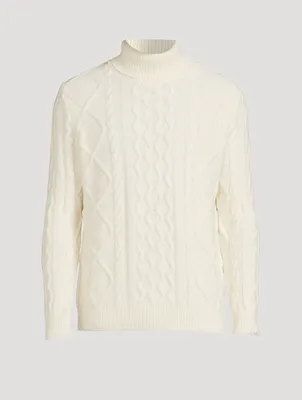 Marsh Wool-Blend Cable Knit Sweater
