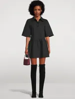 Shirt Dress Pinstripe Print