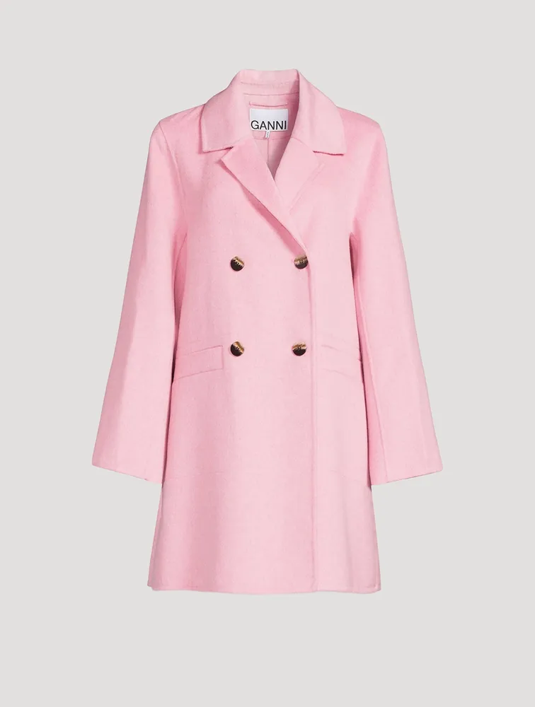 Recycled Wool-Blend Midi Jacket