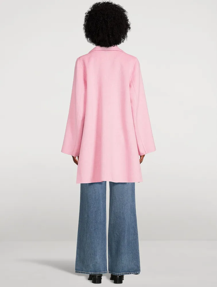 Recycled Wool-Blend Midi Jacket