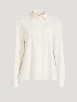 Lunar Stripe Jacquard Cotton Shirt