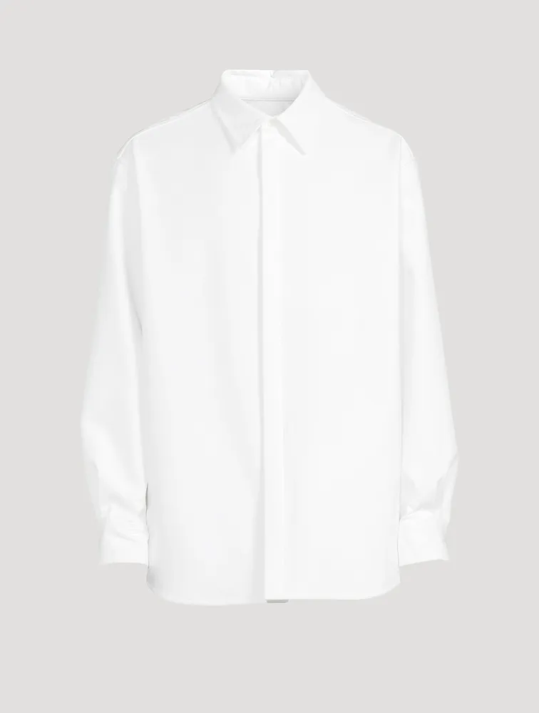 Cotton Poplin Shirt Jacket
