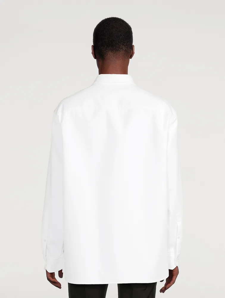 Cotton Poplin Shirt Jacket